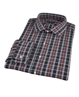 Whistler Maroon Plaid Custom Made Shirt 