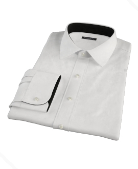 White Pinpoint Custom Made Shirt 