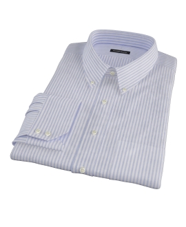 Blue University Stripe Heavy Oxford Tailor Made Shirt 