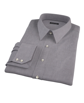 Charcoal Oxford Dress Shirt 