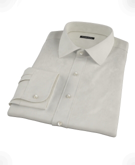 Ivory Easy Care Broadcloth Tailor Made Shirt 