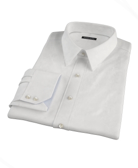White Royal Oxford Fitted Shirt 