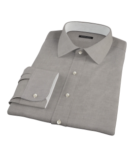 Charcoal 100s Oxford Custom Made Shirt 