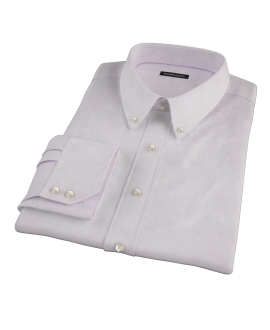 Bowery Lavender Wrinkle-Resistant Pinpoint Fitted Shirt 