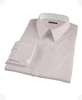 Pink End-on-End Fitted Shirt 