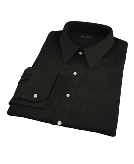 Black Broadcloth Dress Shirt 