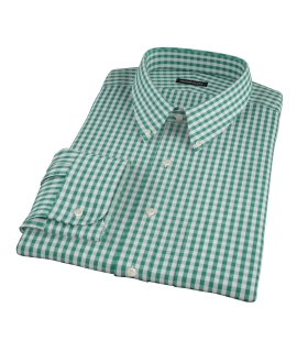 Veridian Green Gingham Tailor Made Shirt 