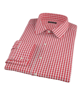 Union Red Gingham Custom Made Shirt 