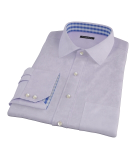 Lilac Heavy Oxford Cloth Custom Made Shirt 