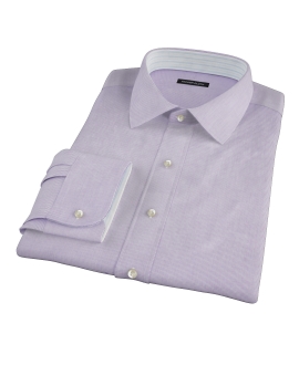 Purple Mini Grid Tailor Made Shirt 