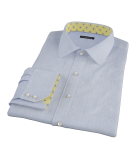 Light Blue Glen Plaid Tailor Made Shirt 