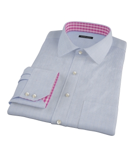 Light Blue Glen Plaid Tailor Made Shirt 