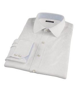 Lavender Stripe Twill Tailor Made Shirt 