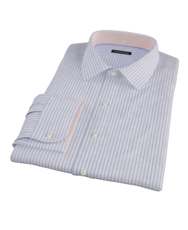 Blue University Stripe Heavy Oxford Tailor Made Shirt 