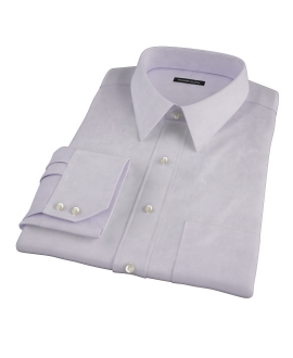 Lavender Easy Care Broadcloth Custom Dress Shirt 