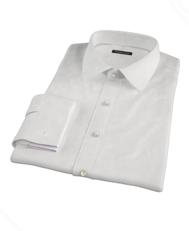 White Royal Oxford Fitted Shirt 