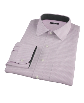 Viola End-on-End Stripe Fitted Shirt 