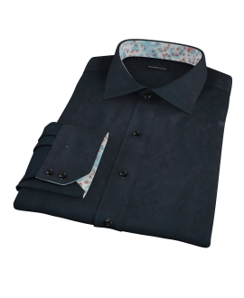 Navy Broadcloth Men's Dress Shirt 