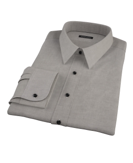 Charcoal 100s Oxford Custom Dress Shirt 