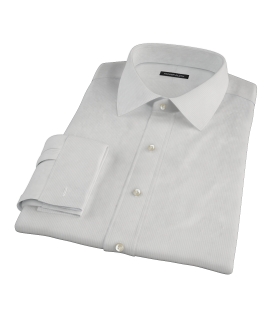 100s Pale Gray Stripe Tailor Made Shirt 