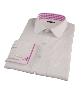 Bowery Pink Wrinkle-Resistant Pinpoint Custom Dress Shirt 