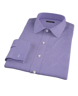 Blue and Red Stripe Fitted Shirt 