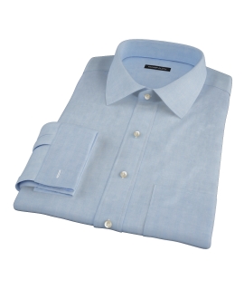 Light Blue Herringbone Tailor Made Shirt 