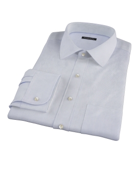 Blue Fine Stripe Men's Dress Shirt 