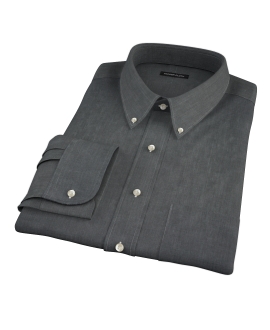 Jones Charcoal End on End Tailor Made Shirt 