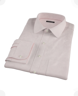 Pink Wrinkle Resistant Cavalry Twill Custom Made Shirt 