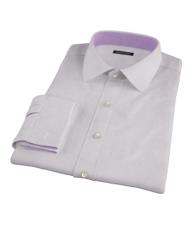 Bowery Lavender Wrinkle-Resistant Pinpoint Dress Shirt 