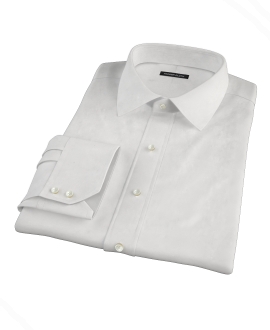 White Royal Oxford Men's Dress Shirt 