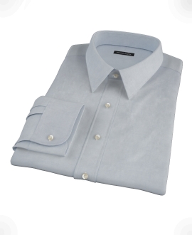 Stormy Light Blue Pinpoint Dress Shirt 