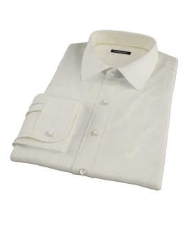Bowery Yellow Pinpoint Custom Dress Shirt 