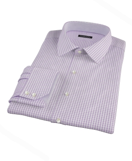 Greenwich Lavender Grid Tailor Made Shirt 