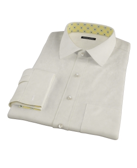 Bowery Yellow Pinpoint Men's Dress Shirt 
