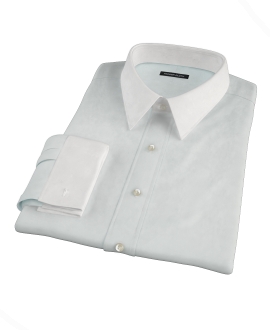 Bowery Mint Green Pinpoint Custom Made Shirt 