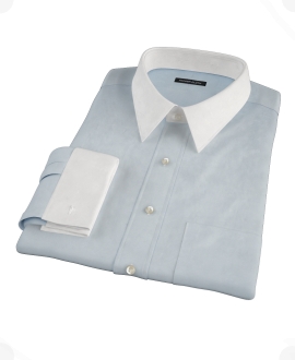 Light Blue Royal Oxford Fitted Shirt 