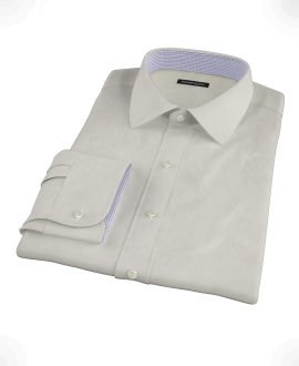 Ivory Easy Care Broadcloth Custom Made Shirt 