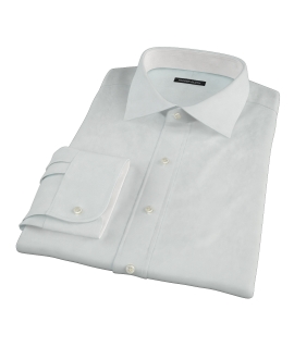 Bowery Mint Green Pinpoint Fitted Shirt 