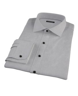Jones Charcoal Grey End-on-End Dress Shirt 