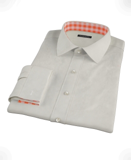 Ivory Easy Care Broadcloth Men's Dress Shirt 