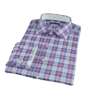 Blue Red and Green Plaid Tailor Made Shirt 