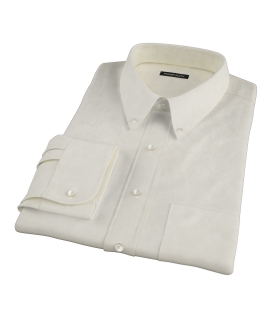 Bowery Yellow Pinpoint Tailor Made Shirt 