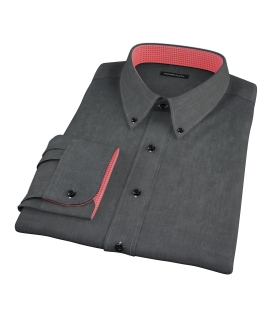 Jones Charcoal End on End Men's Dress Shirt 