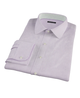 Purple Fine Stripe Custom Made Shirt 