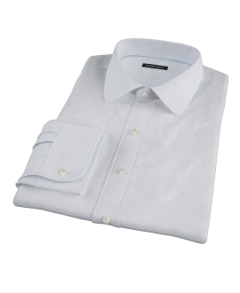 Light Blue Fine Stripe Custom Made Shirt 