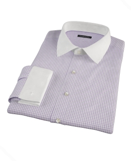 Purple Grid Tailor Made Shirt 
