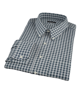 Sullivan Turquoise Plaid Men's Dress Shirt 