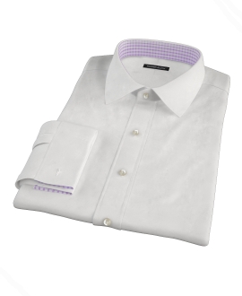 White Pinpoint Tailor Made Shirt 